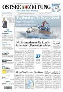 Ostsee Zeitung Grevesmühlener Zeitung - 09. November 2017