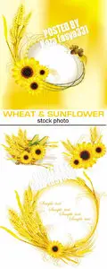 Wheat & sunflowers