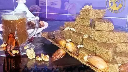 Easy,Healthy Sweet:Dessert With Dates,Algerian Sweet Tammina