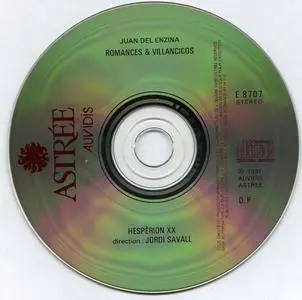 Jordi Savall & Hesperion XX - Juan Del Enzina - Romances & Villancicos (1991) {Astrée-Auvidis E 8707}