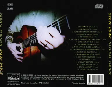 Steve Howe - Natural Timbre (2001)