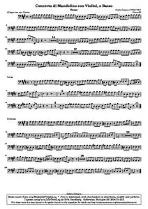 CecereC - Concerto di Mandolino con Violini, e Basso (Gimo 60)