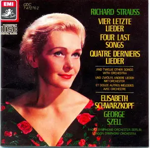 Richard Strauss - Four Last Songs & 12 others songs with Orchestra  (1985)