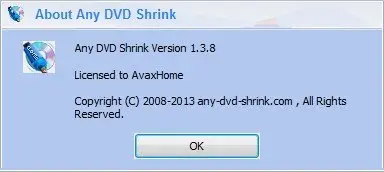 Any DVD Shrink 1.3.8