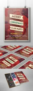 Christmas Vintage Flyer Posters