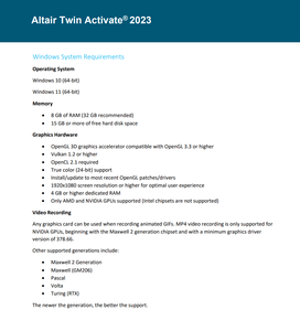 Altair Twin Activate 2023.0