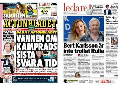 Aftonbladet – 16 februari 2018