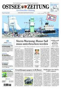 Ostsee Zeitung Greifswalder Zeitung - 10. August 2018