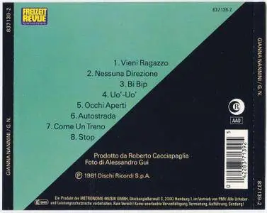 Gianna Nannini - G. N. (1981)