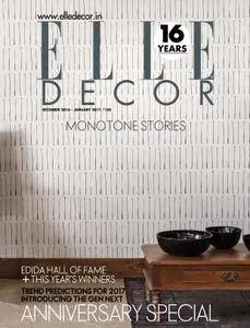 Elle Decor India - December/January 2016