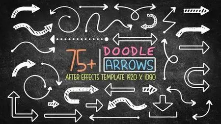75 Doodle Arrow Pack After Effects 43760854