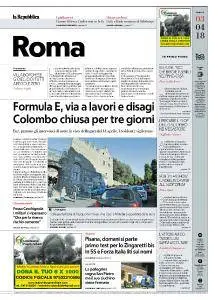 la Repubblica Roma - 3 Aprile 2018