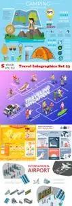 Vectors - Travel Infographics Set 23