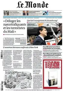 Le Monde et Suppléments du Dimanche 30 Septembre et Lundi 1er Octobre 2012