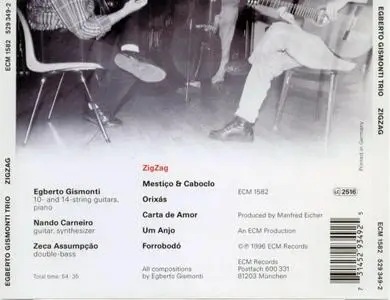 Egberto Gismonti Trio - ZigZag (1996) {ECM 1582}