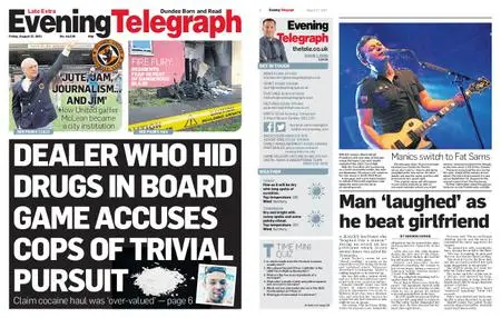 Evening Telegraph First Edition – August 27, 2021