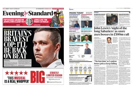 London Evening Standard – October 01, 2019