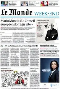 Le Monde et Suppléments du Samedi 23 Juin 2012