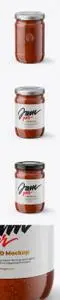 Fig Jam Jar Mockup 55251