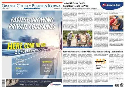 Orange County Business Journal – September 21, 2015