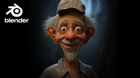 Old Stylized Character In Blender