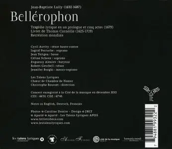 Christophe Rousset, Les Talens Lyriques - Jean-Baptiste Lully: Bellérophon (2011)