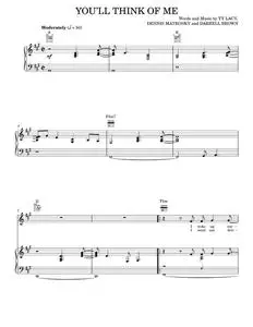 You'll Think Of Me - Keith Urban, Leo Sayer, Phil Collins (Piano-Vocal-Guitar)