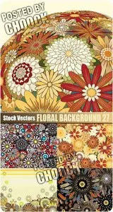 Floral background 27 - Stock Vector