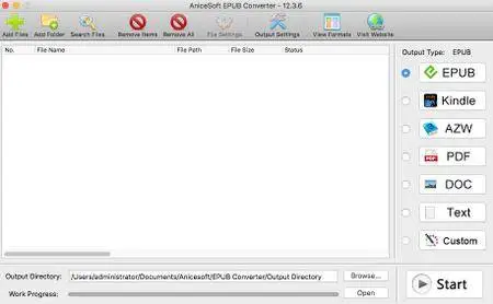 AniceSoft EPUB Converter for Mac v12.3.6