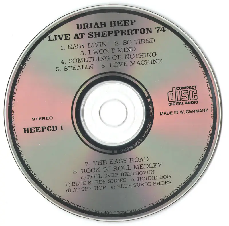 Uriah Heep - Live at Shepperton '74 (1986) / AvaxHome