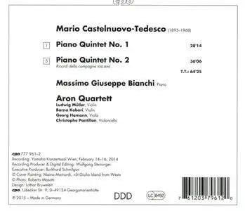 Aron Quartett & Massimo Giuseppe Bianchi - Castelnuovo-Tedesco: Piano Quintets Nos. 1 & 2 (2016)