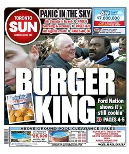 Toronto Sun 26 July 2014