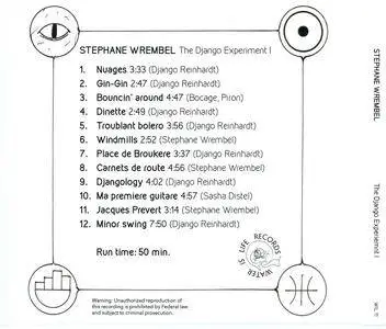 Stephane Wrembel - The Django Experiment I (2017) {Water Is Life Records WIL11}