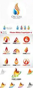 Vectors - Flame Shiny Logotypes 5