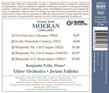 Ulster Orchestra, JoAnn Falletta & Benjamin Frith - Moeran: In the Mountain Country (2014)