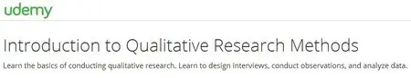 Introduction to Qualitative Research Methods