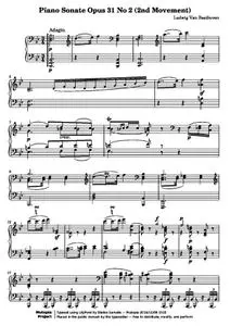 BeethovenLv - Sonata No. 17 (2nd Movement: Adagio)