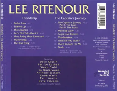 Lee Ritenour - Friendship 2 / The Captain's Journey (1979/78) {Wounded Bird}