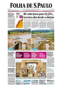 Folha de São Paulo - 22 de janeiro de 2015 - Quinta