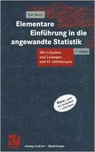 Elementare Einführung in die angewandte Statistik. Mit Aufgaben und Lösungen. by Karl Bosch