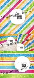 Grunge Color Backgrounds Vector
