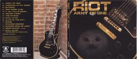 Riot - Army of One (2006) [2017, Metal Blade Records ‎3984-15526-2]