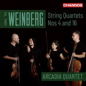 Arcadia Quartet - Weinberg: String Quartets, Vol. 3 (2023)