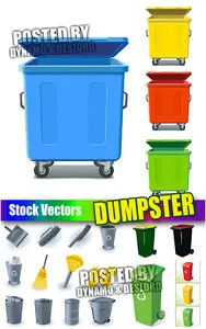 Dumpster - Stock Vectors