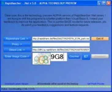 Rapidshare leecher v5.0