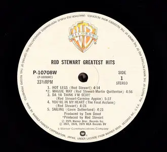 Rod Stewart - Greatest Hits (1979) 24-Bit/96-kHz Vinyl Rip