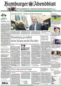 Hamburger Abendblatt vom 08 Oktober 2010