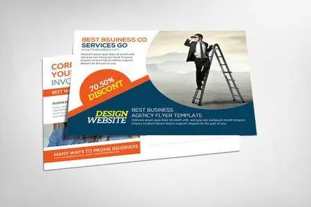 CreativeMarket - Corporate Business Postcard Template