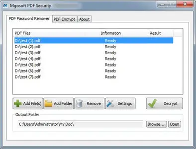 Mgosoft PDF Security 9.0.157