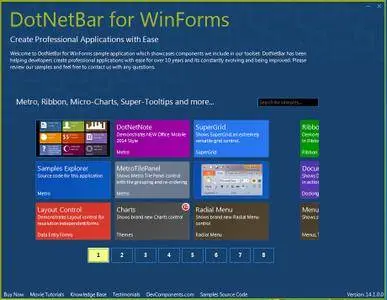 DevComponents DotNetBar 14.1.0.0 with Source Code